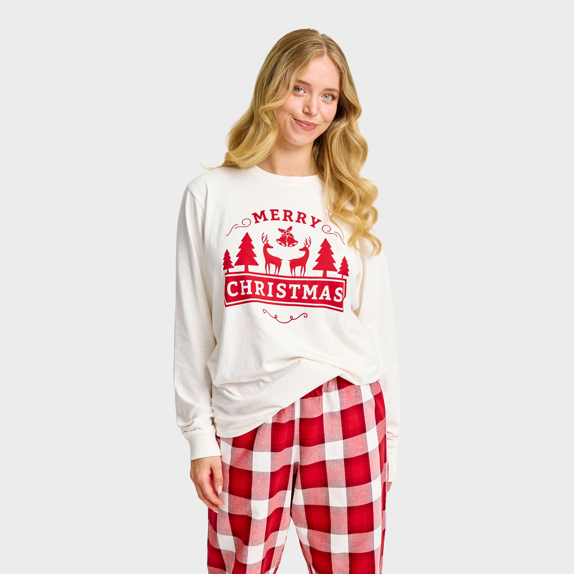 The Merry Christmas Pyjamas Top - Dame